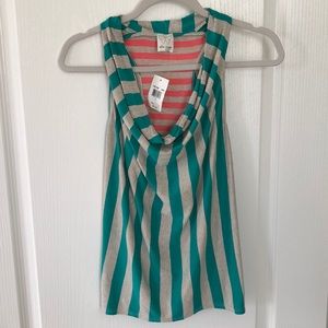 🌺NWT-Ella Moss Rackerback Striped Tank🌺